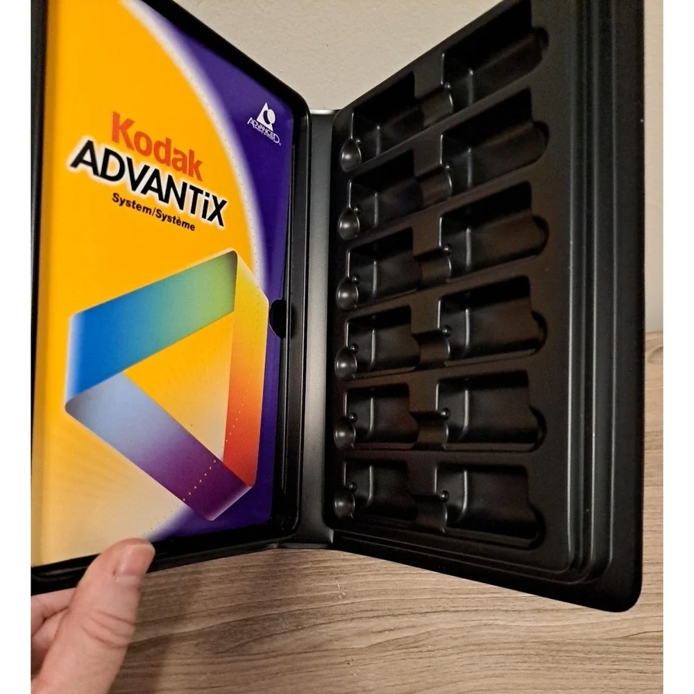 Vintage Kodak Advantix Organizer Cassettes Index Prints Film Roll Storage Case